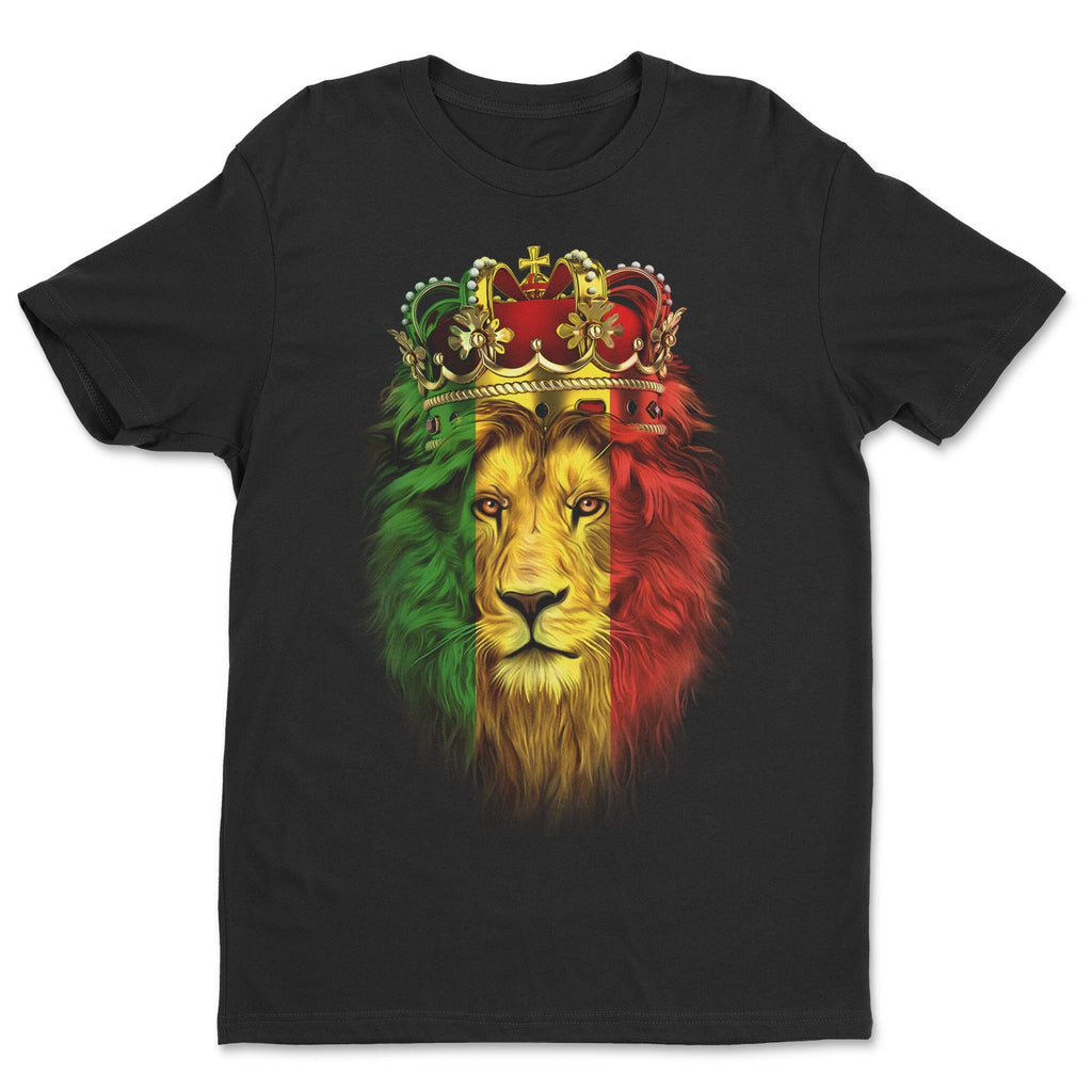 Lion Crown T-shirt Apparel Gearment Standard - Soft Feel & Modern Fit Black S