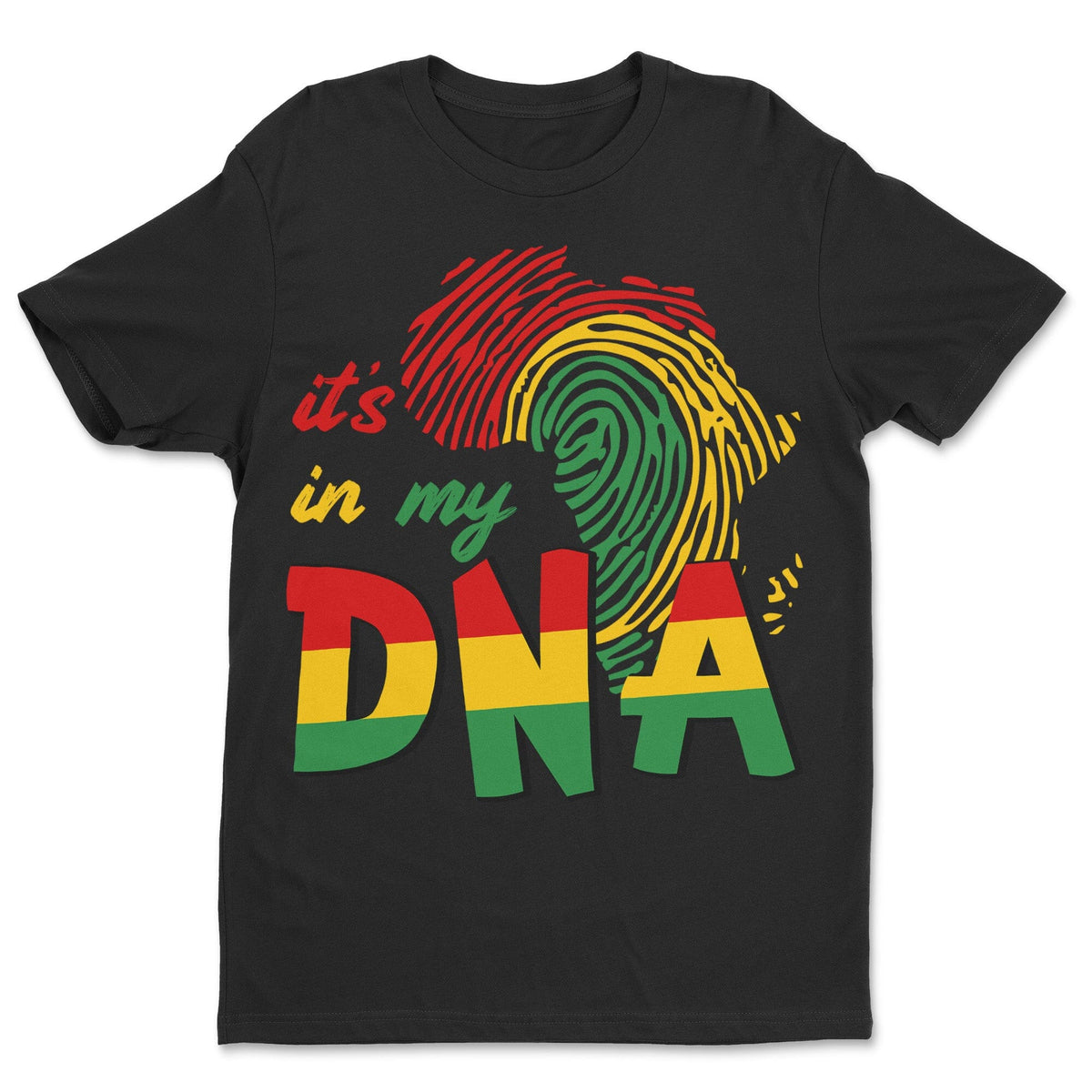 It's In My DNA T-shirt Apparel Gearment Standard - Soft Feel & Modern Fit Black S