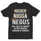 Negus T-shirt Apparel Gearment Standard - Soft Feel & Modern Fit Black S