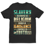 Truth Scares Us T-shirt Apparel Gearment Standard - Soft Feel & Modern Fit Black S