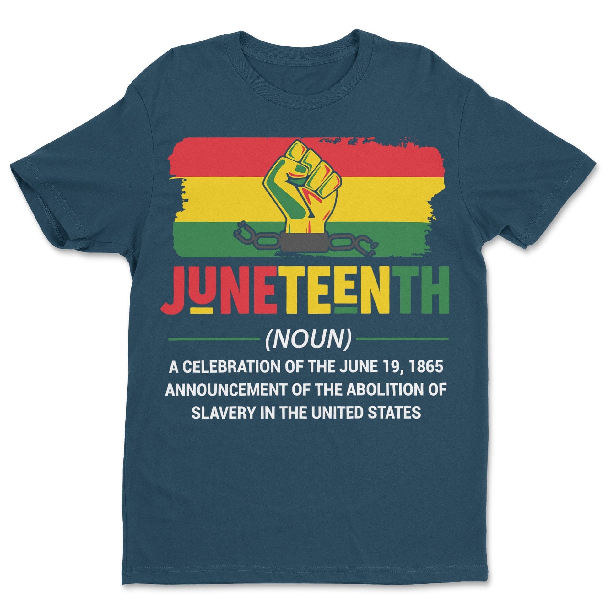 Juneteenth Definition T-shirt Apparel Gearment Standard - Soft Feel & Modern Fit Cool Blue S