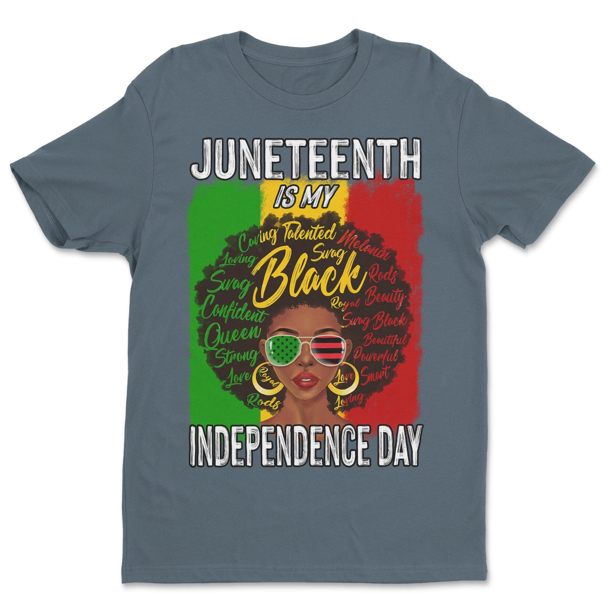 Juneteenth Is My Independence Day T-shirt Apparel Gearment Budget-friendly - Sturdy & Reliable Dark Heather S