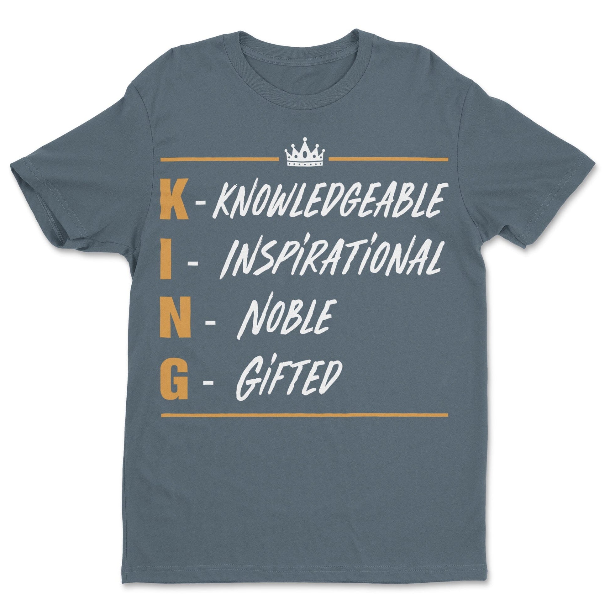 King T-shirt Apparel Gearment Budget-friendly - Sturdy & Reliable Dark Heather S