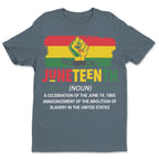 Juneteenth Definition T-shirt Apparel Gearment 