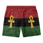 Pan African Ankh T-shirt And Shorts Set Tee Shorts Set Tianci 