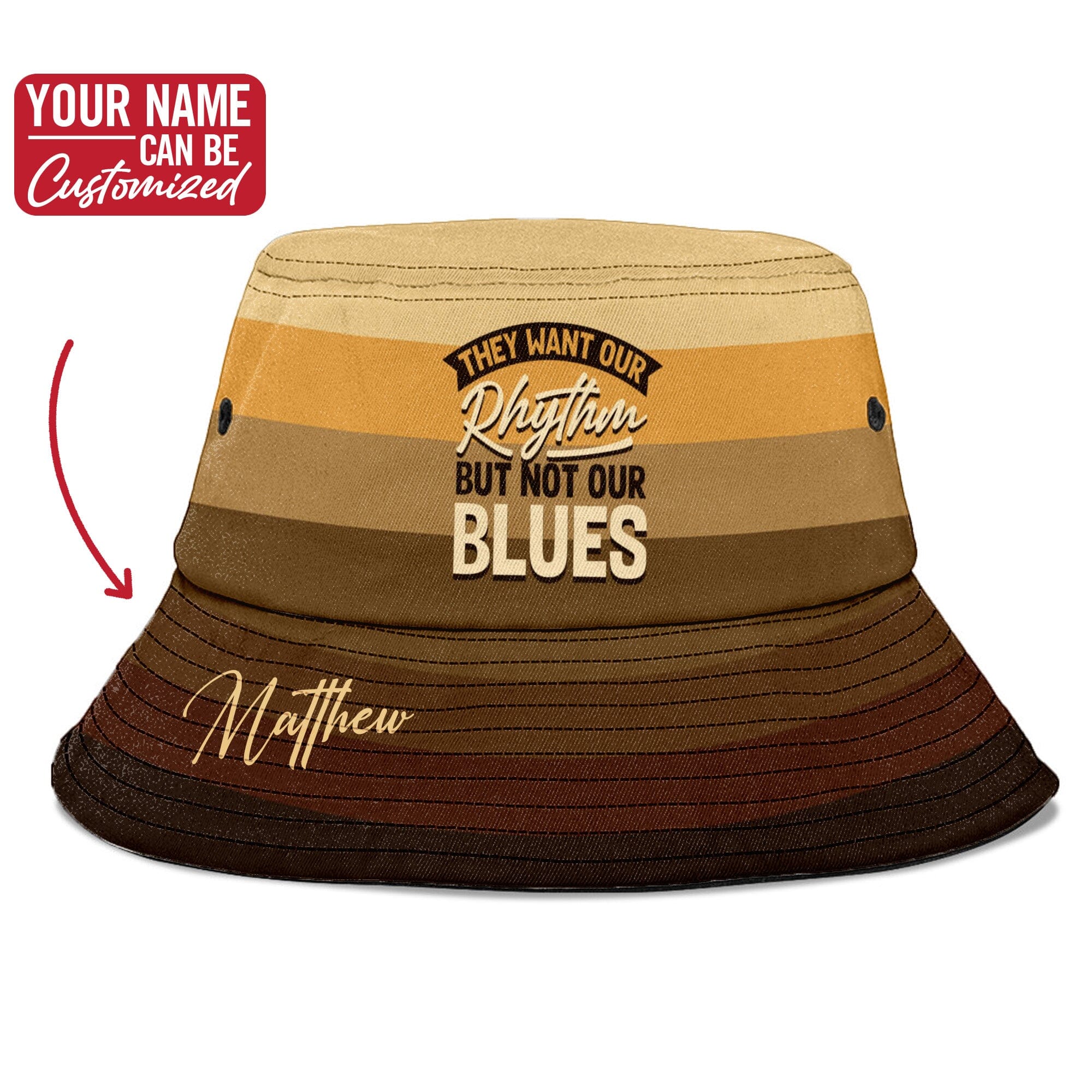 They Want Our Rhythm But Not Our Blues In Melanin Shades Bucket Hat Bucket Hat Tianci 