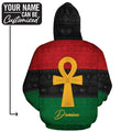 Pan African Ankh All-over Hoodie Hoodie Tianci 