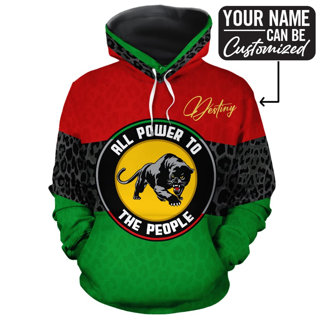 Pan African Panther All-over Hoodie Hoodie Tianci 