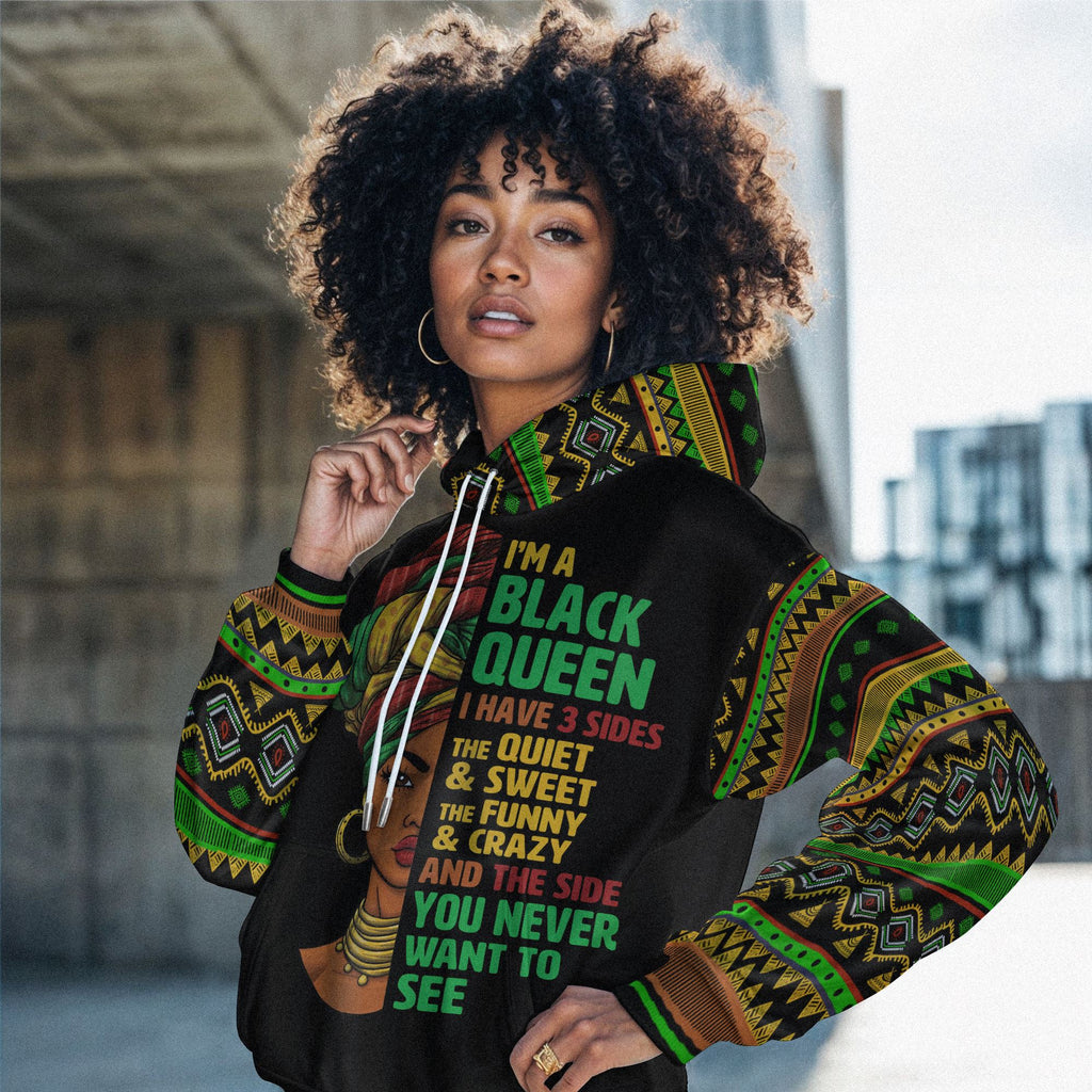 Three Sides Of Me All-over Hoodie Hoodie Tianci 