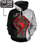 Civil Rights Movement Justice Fist All-over Hoodie Hoodie Tianci 