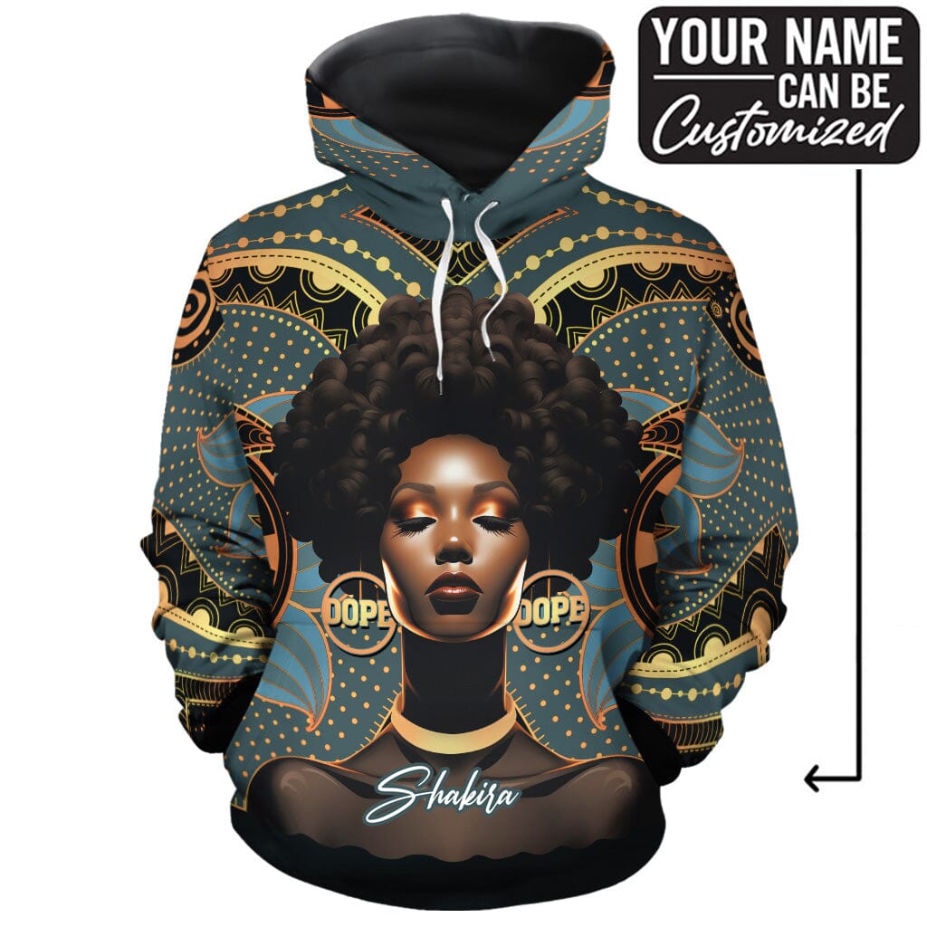 Powerful Woman in Patterns All-over Hoodie