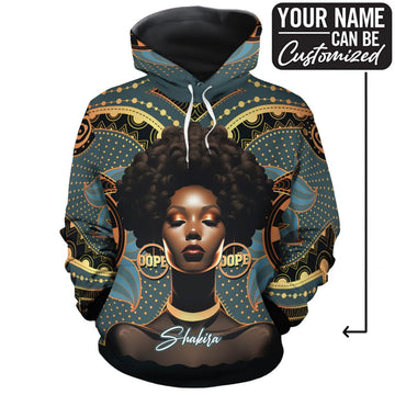 Powerful Woman in Patterns All-over Hoodie