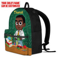 Personalized Little Afro Teacher Kid Backpack And Lunch Bag Set Kid Backpack And Lunch Bag Set Melaninful 