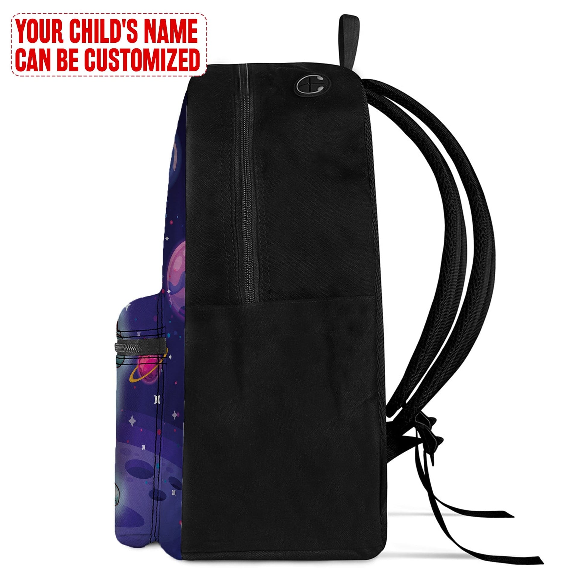Personalized Little Afro Astronaut Kid Backpack