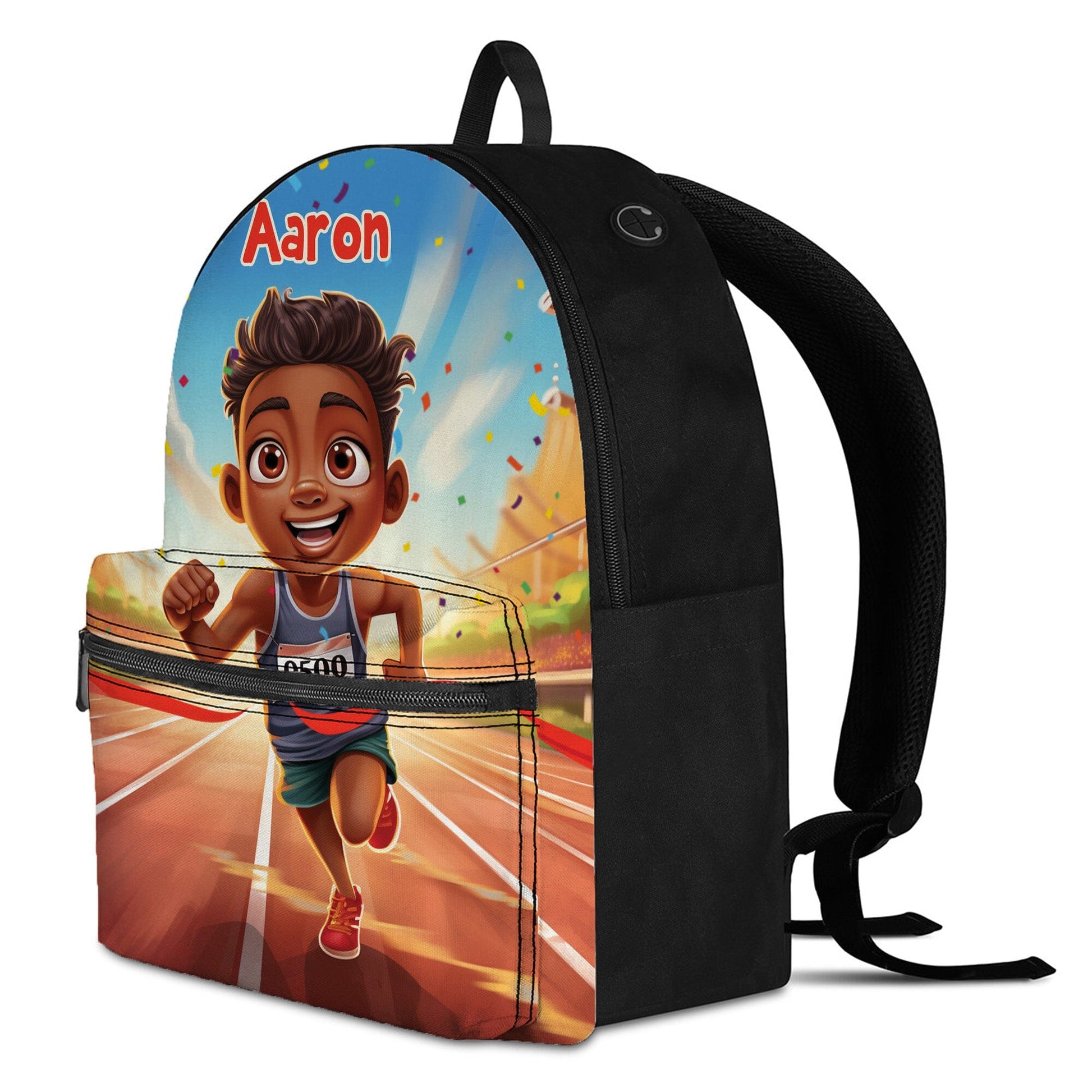 Personalized Little Afro Athlete Kid Backpack And Lunch Bag Set Kid Backpack And Lunch Bag Set Melaninful 