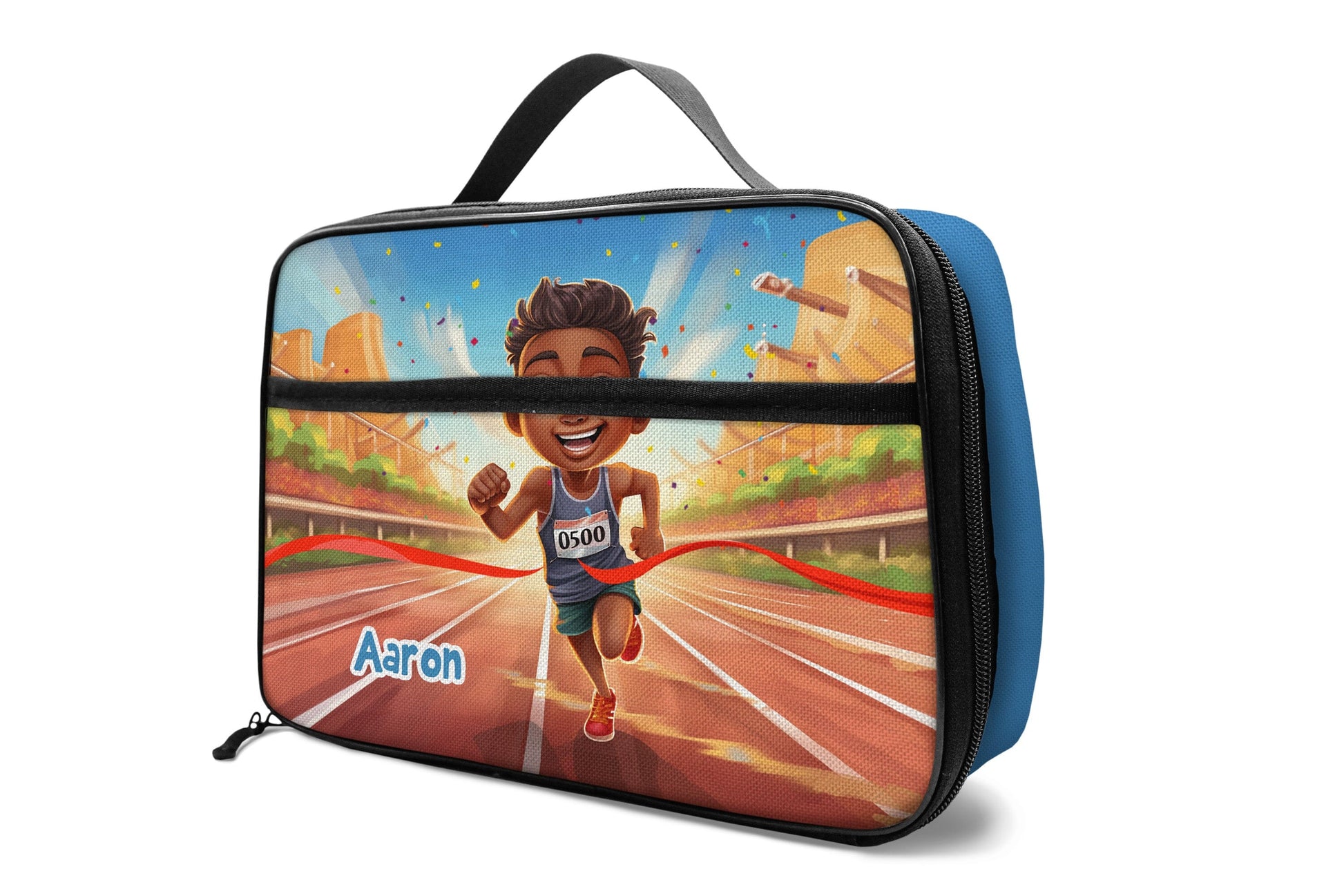 Personalized Little Afro Athlete Kid Backpack And Lunch Bag Set Kid Backpack And Lunch Bag Set Melaninful 