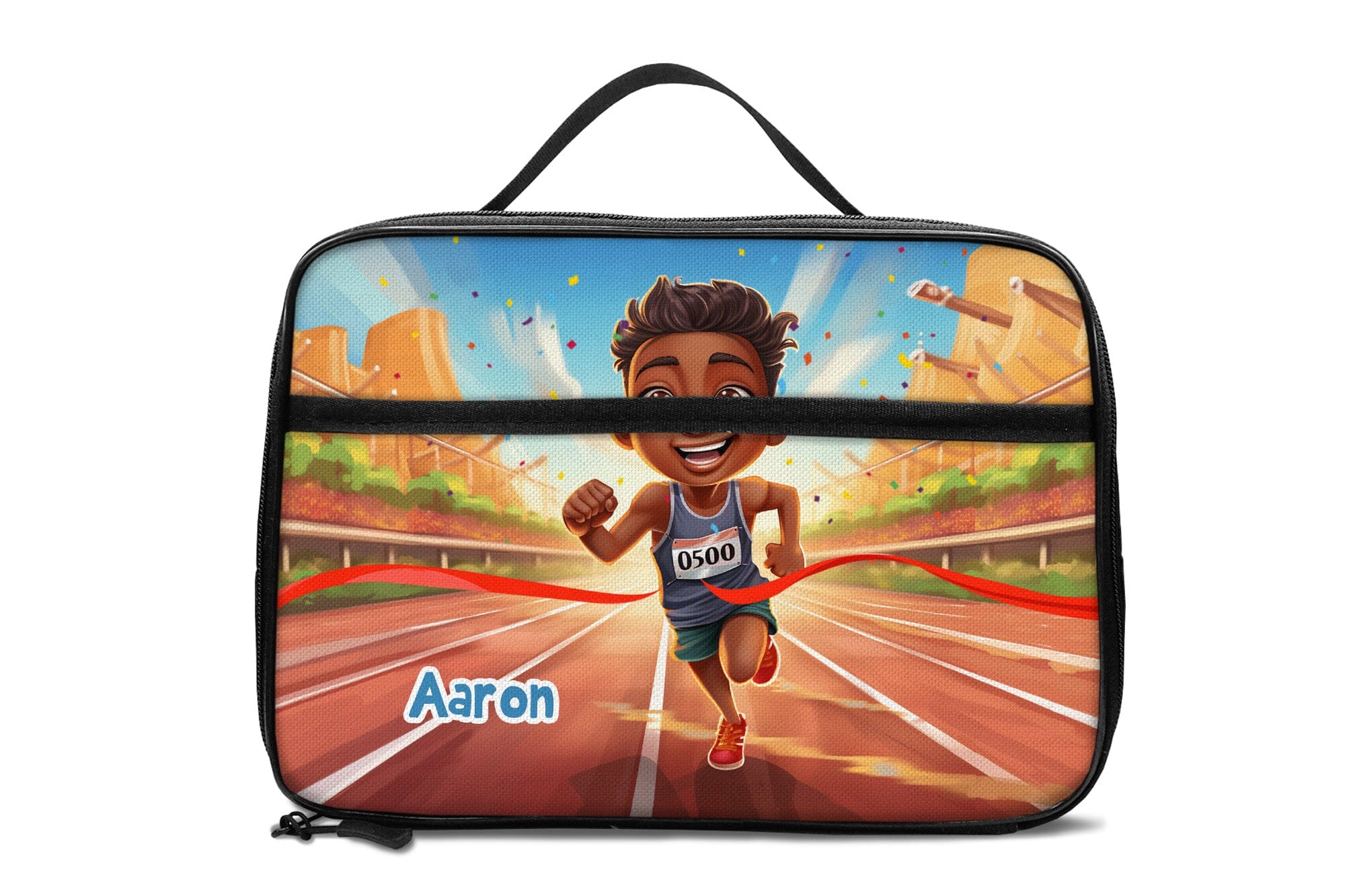 Personalized Little Afro Athlete Kid Backpack And Lunch Bag Set Kid Backpack And Lunch Bag Set Melaninful 