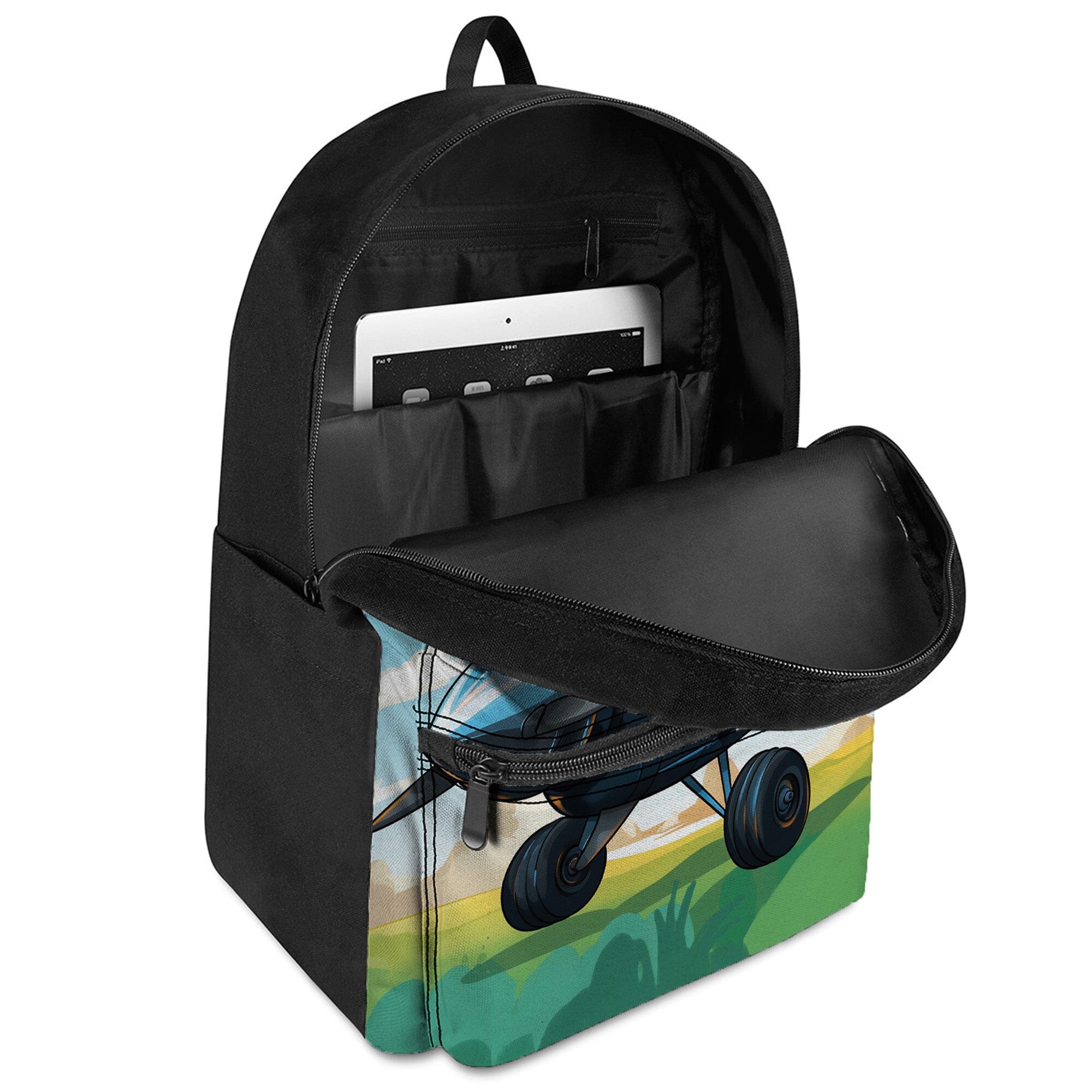 Personalized Little Afro Pilot Kid Backpack Kid Backpack Tianci 