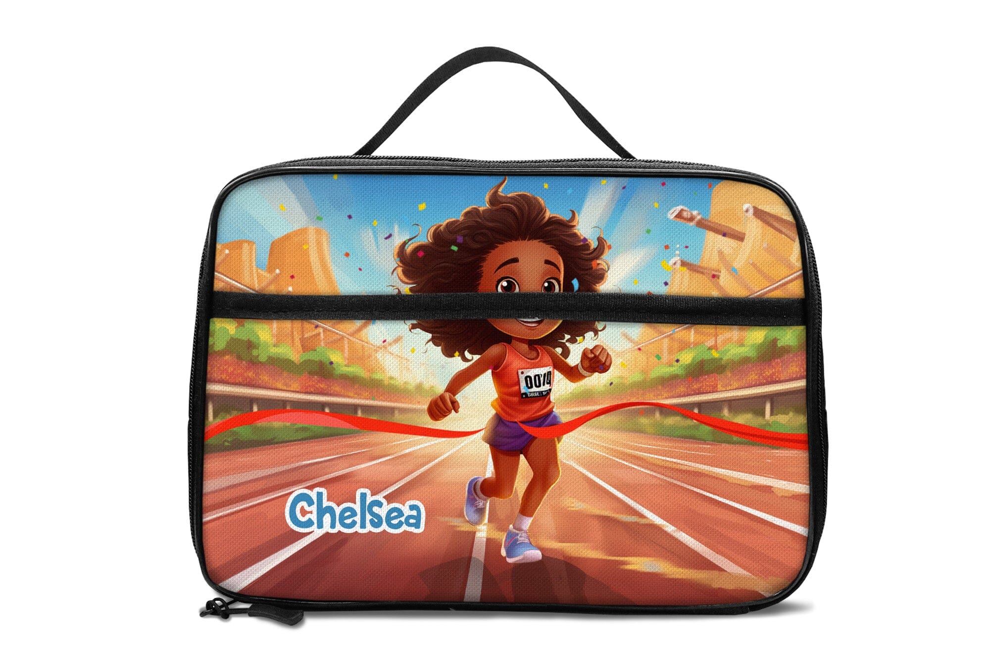 Personalized Little Afro Athlete Kid Backpack And Lunch Bag Set Kid Backpack And Lunch Bag Set Melaninful 