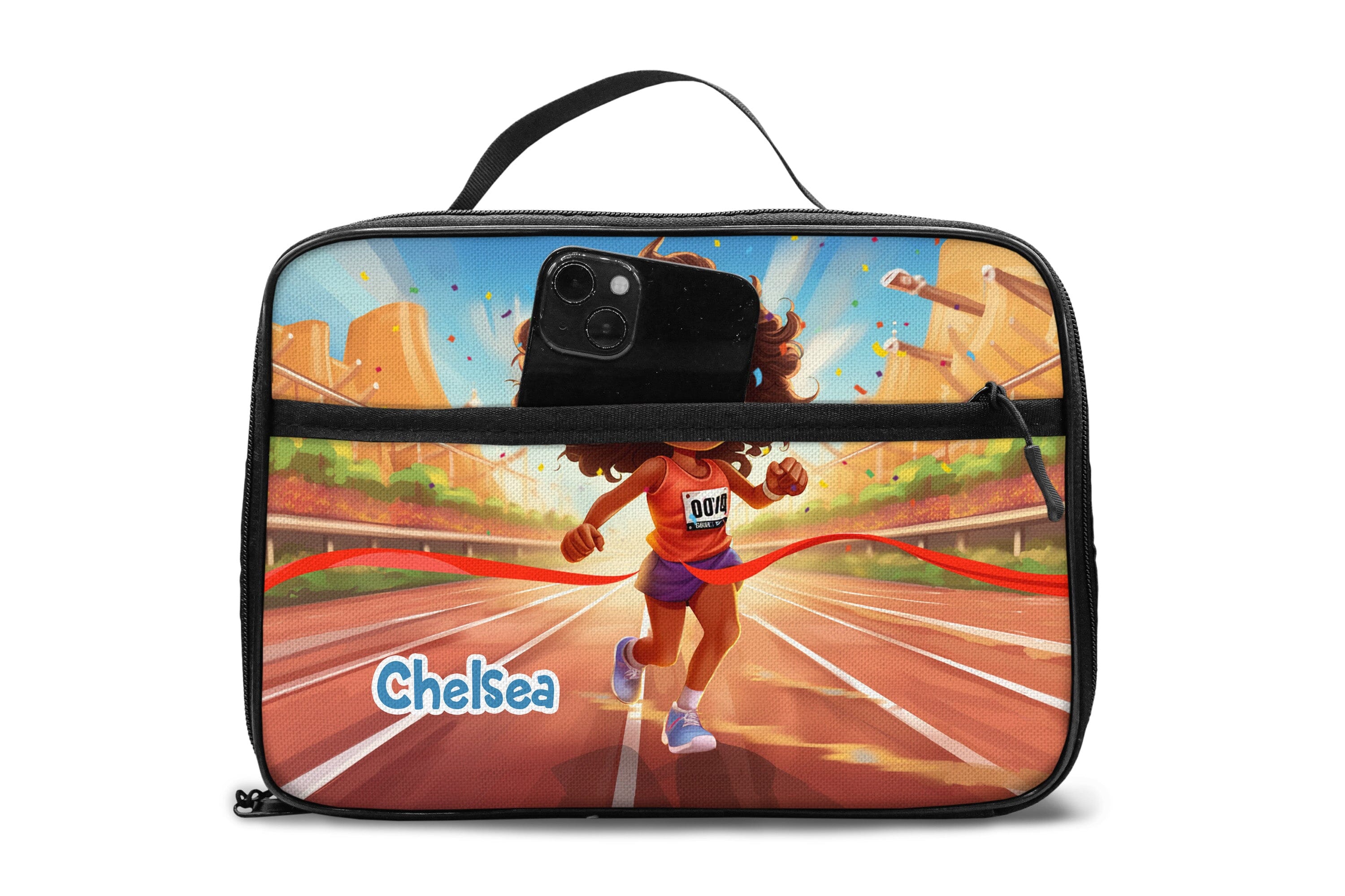 Personalized Little Afro Athlete Kid Backpack And Lunch Bag Set Kid Backpack And Lunch Bag Set Melaninful 