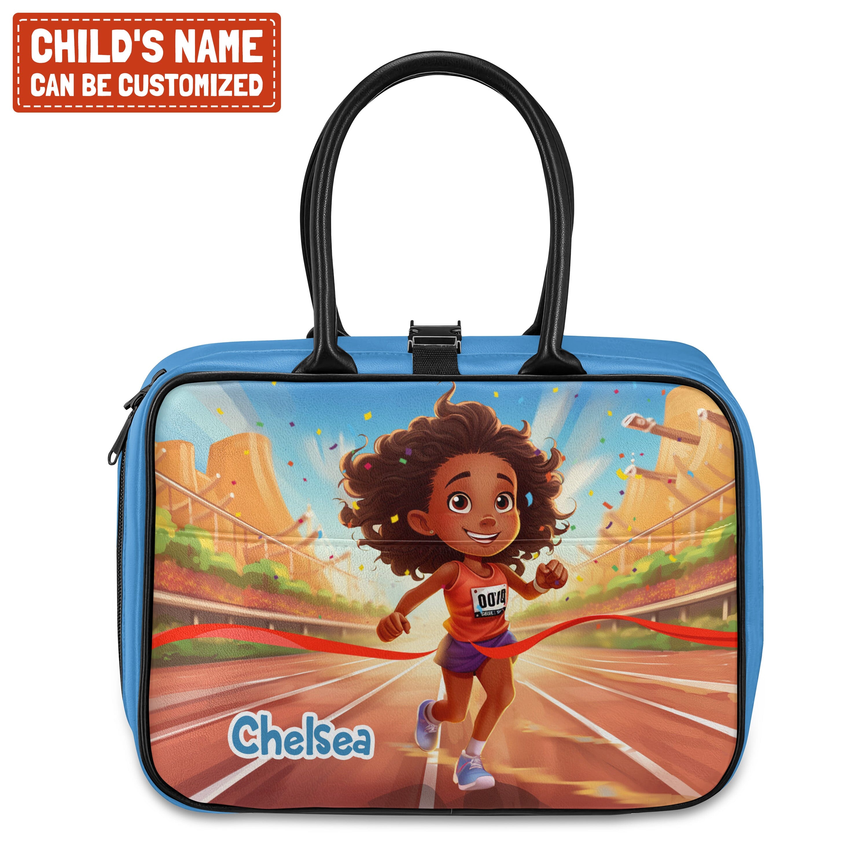 Personalized Little Afro Athlete Kid Backpack And Lunch Bag Set Kid Backpack And Lunch Bag Set Melaninful 
