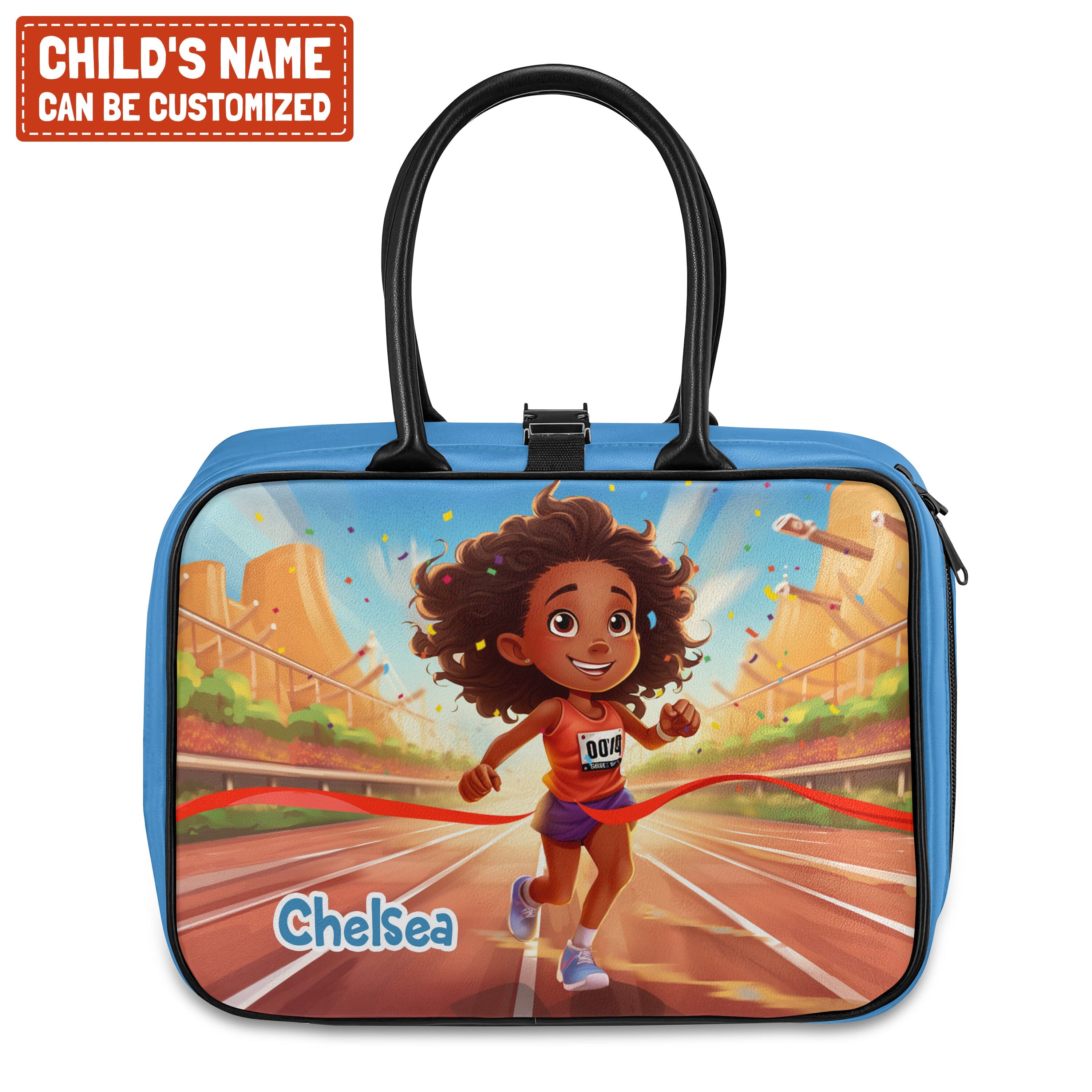 Personalized Little Afro Athlete Kid Backpack And Lunch Bag Set Kid Backpack And Lunch Bag Set Melaninful 