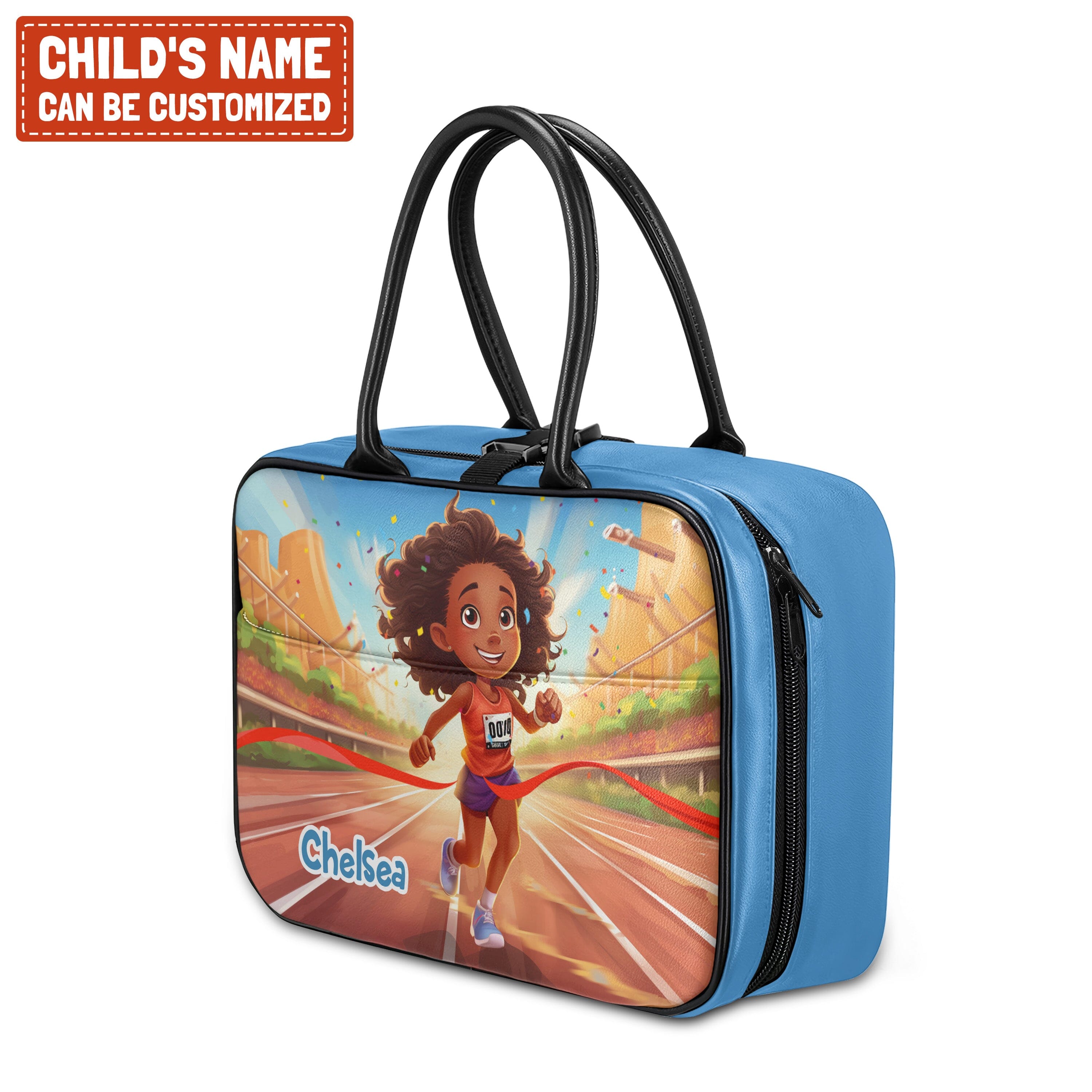 Personalized Little Afro Athlete Kid Backpack And Lunch Bag Set Kid Backpack And Lunch Bag Set Melaninful 