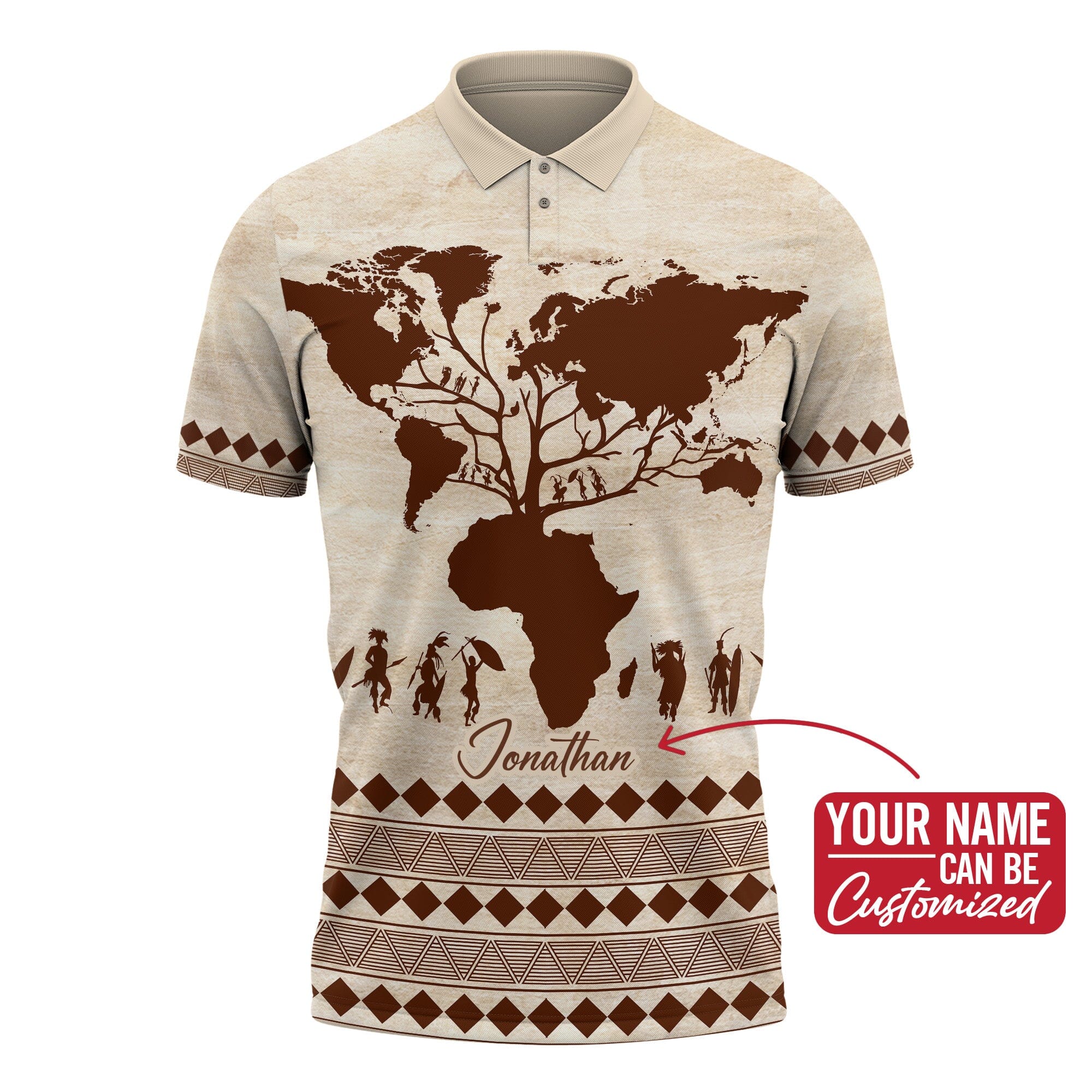 Root Africa Polo Shirt Polo Shirt Tianci 