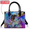 Woman Art Leather Handbag Leather Handbag Highcommerce 