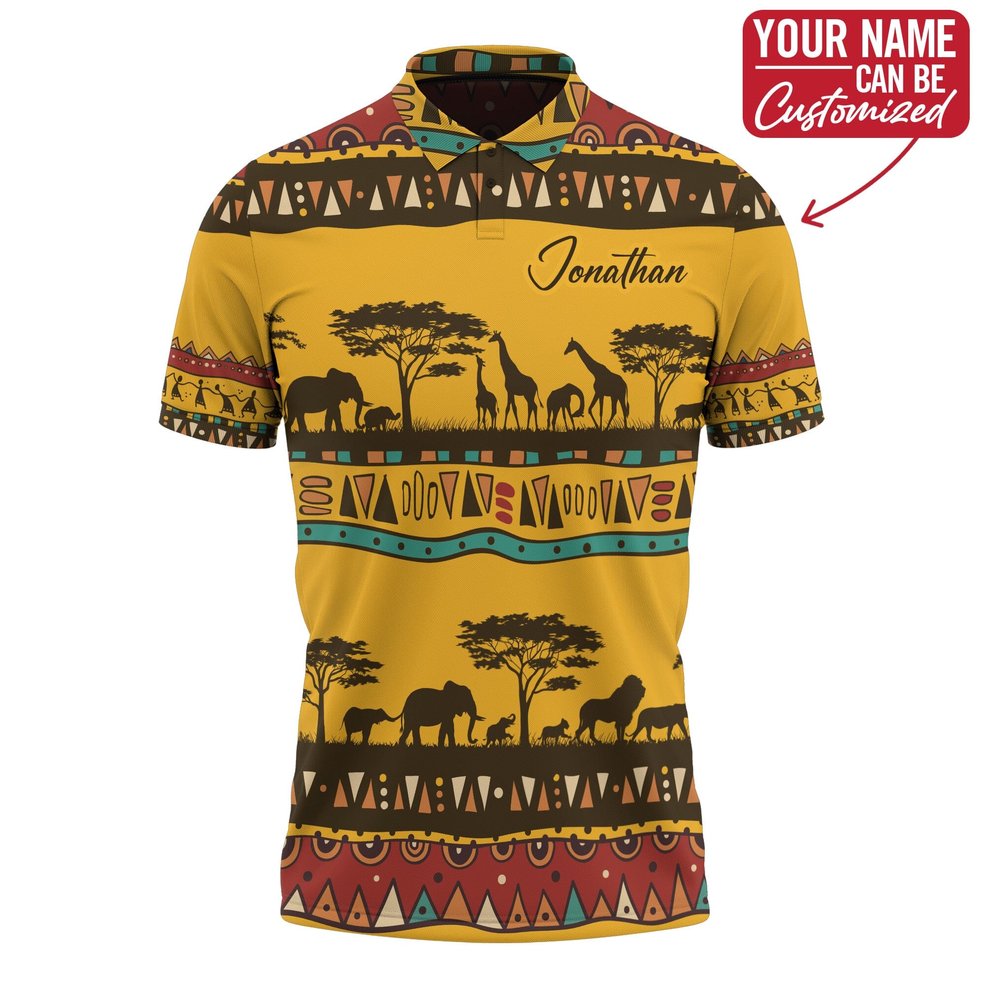Wild Africa Polo Shirt Polo Shirt Tianci 