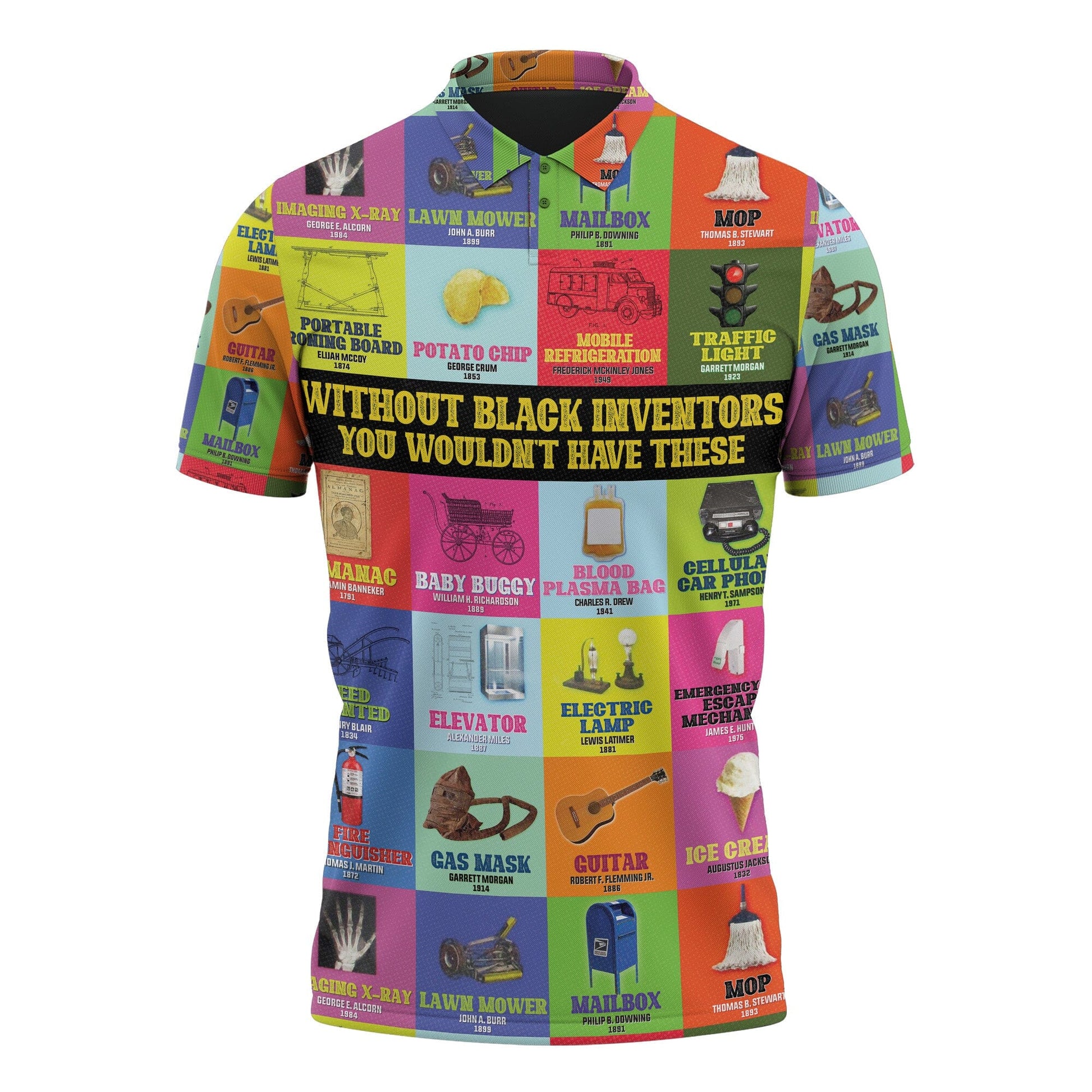 Black Inventions Polo Shirt Polo Shirt Tianci 