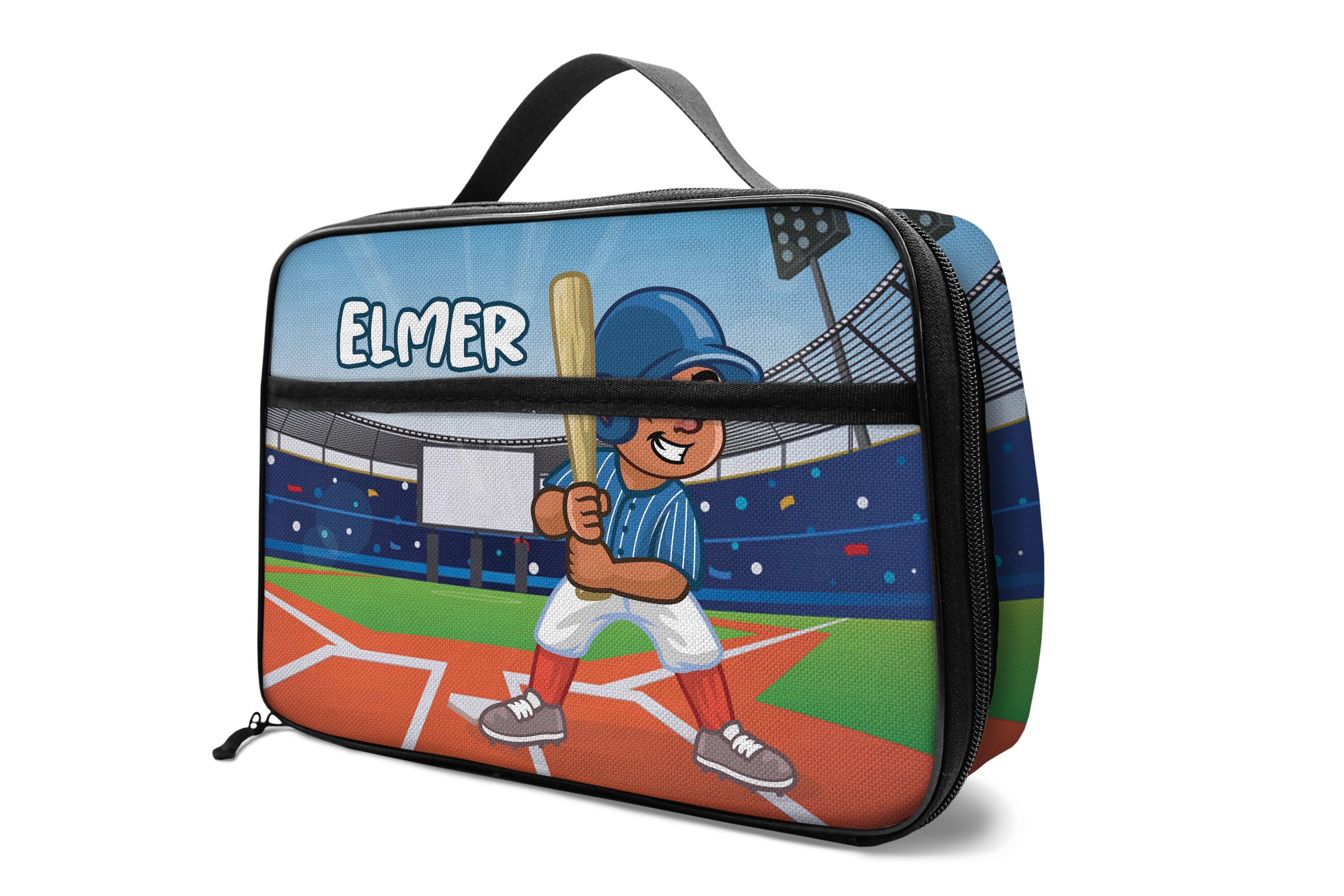 Personalized Little Afro Baseball Player Kid Backpack And Lunch Bag Set Kid Backpack And Lunch Bag Set Melaninful 