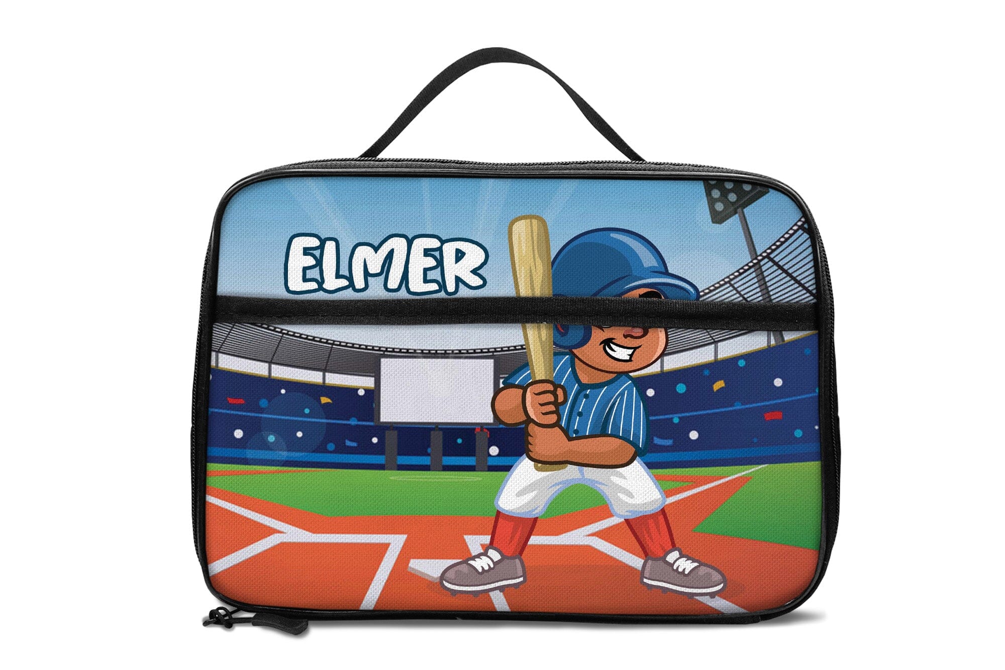 Personalized Little Afro Baseball Player Kid Backpack And Lunch Bag Set Kid Backpack And Lunch Bag Set Melaninful 