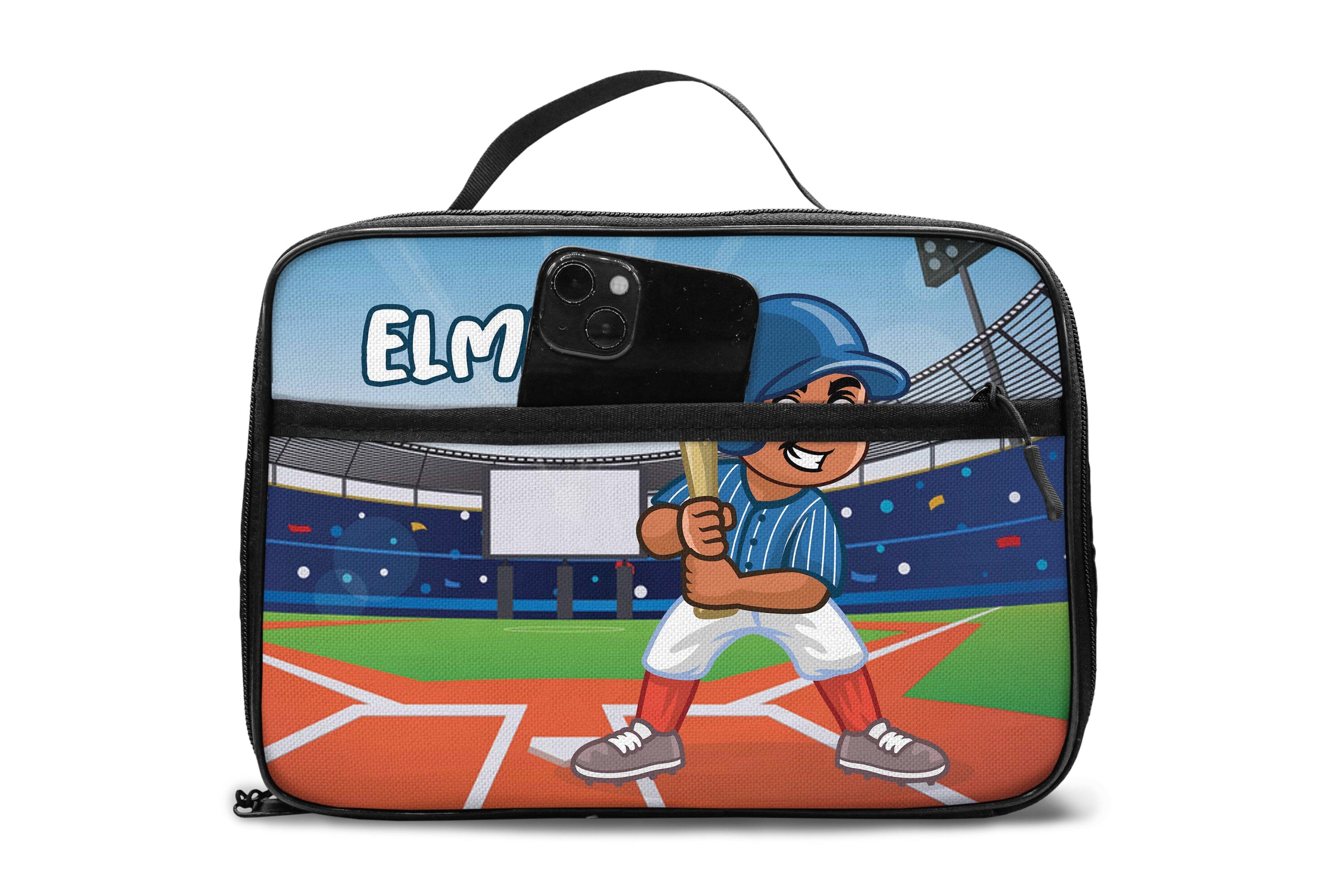 Personalized Little Afro Baseball Player Kid Backpack And Lunch Bag Set Kid Backpack And Lunch Bag Set Melaninful 