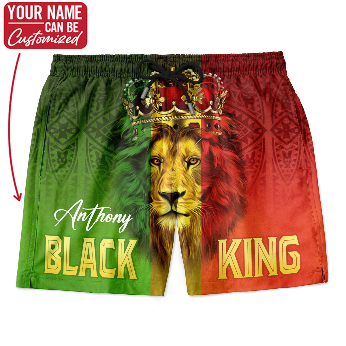 Black King Lion Shorts Shorts Tianci 