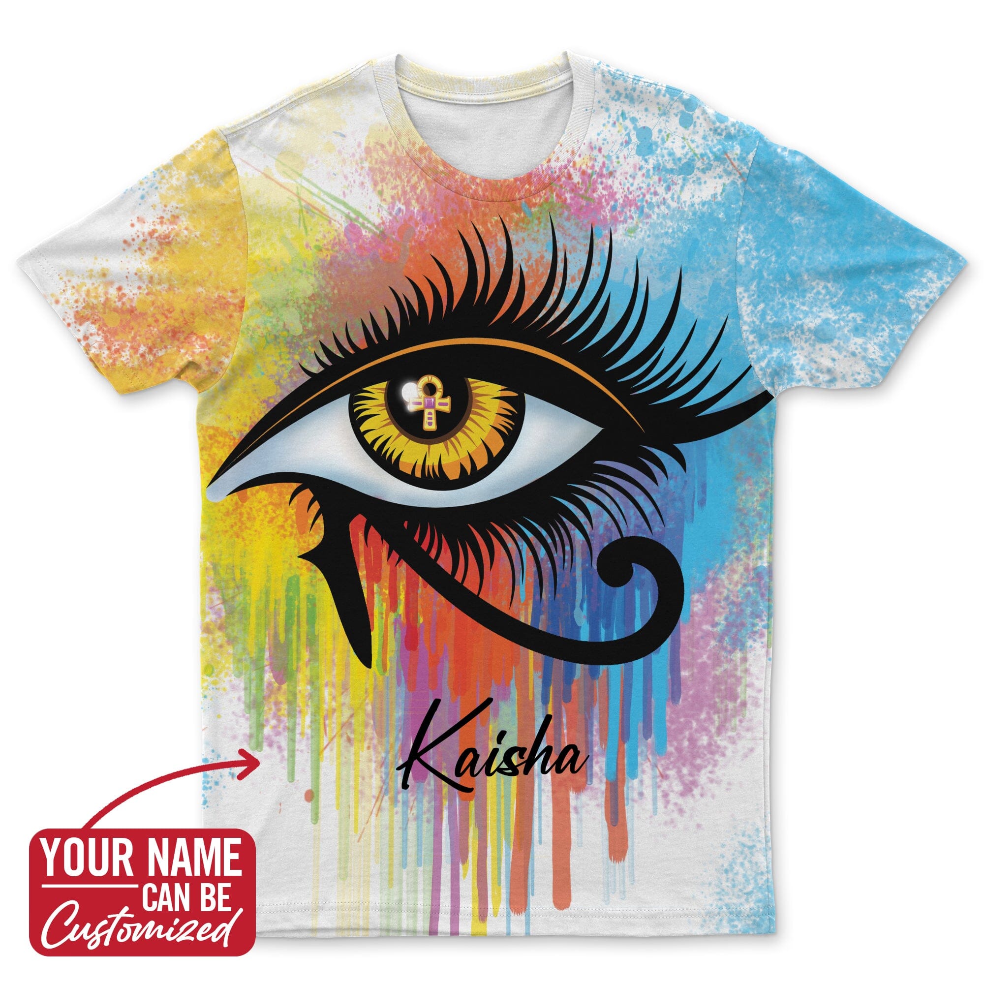 Egyptian Eye Of Ra T-shirt AOP Tee Tianci 