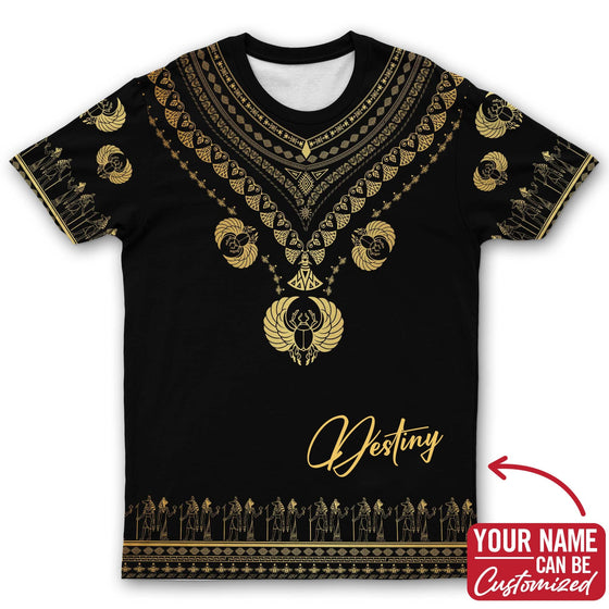 Printed Scarabaeus Sacer Dashiki T-shirt AOP Tee Tianci 