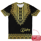 Printed Gold Dashiki T-shirt AOP Tee Tianci 