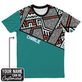 African Geometric Pattern T-shirt AOP Tee Tianci 