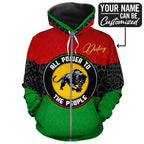 Pan African Panther All-over Hoodie Hoodie Tianci 