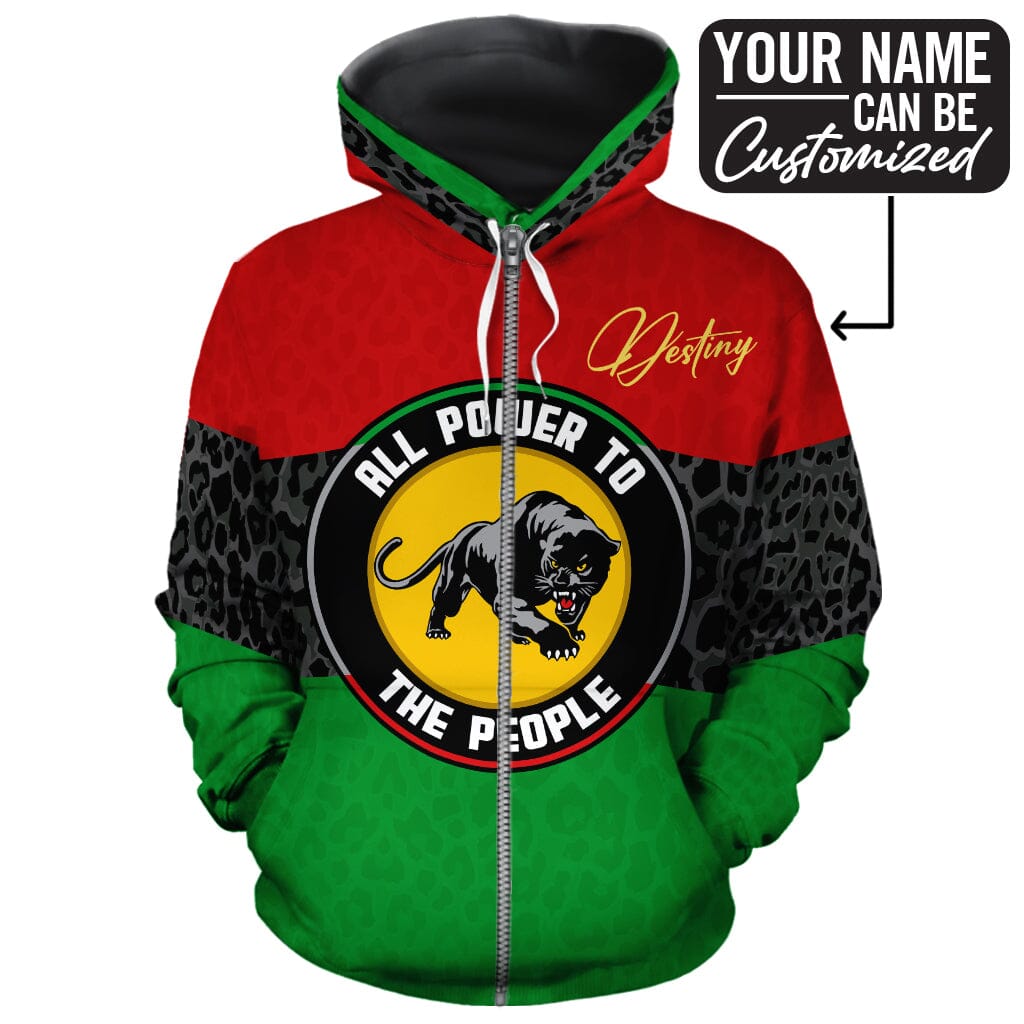 Pan African Panther All-over Hoodie Hoodie Tianci 