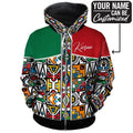 African Ndebele Pattern All-over Hoodie Hoodie Tianci 