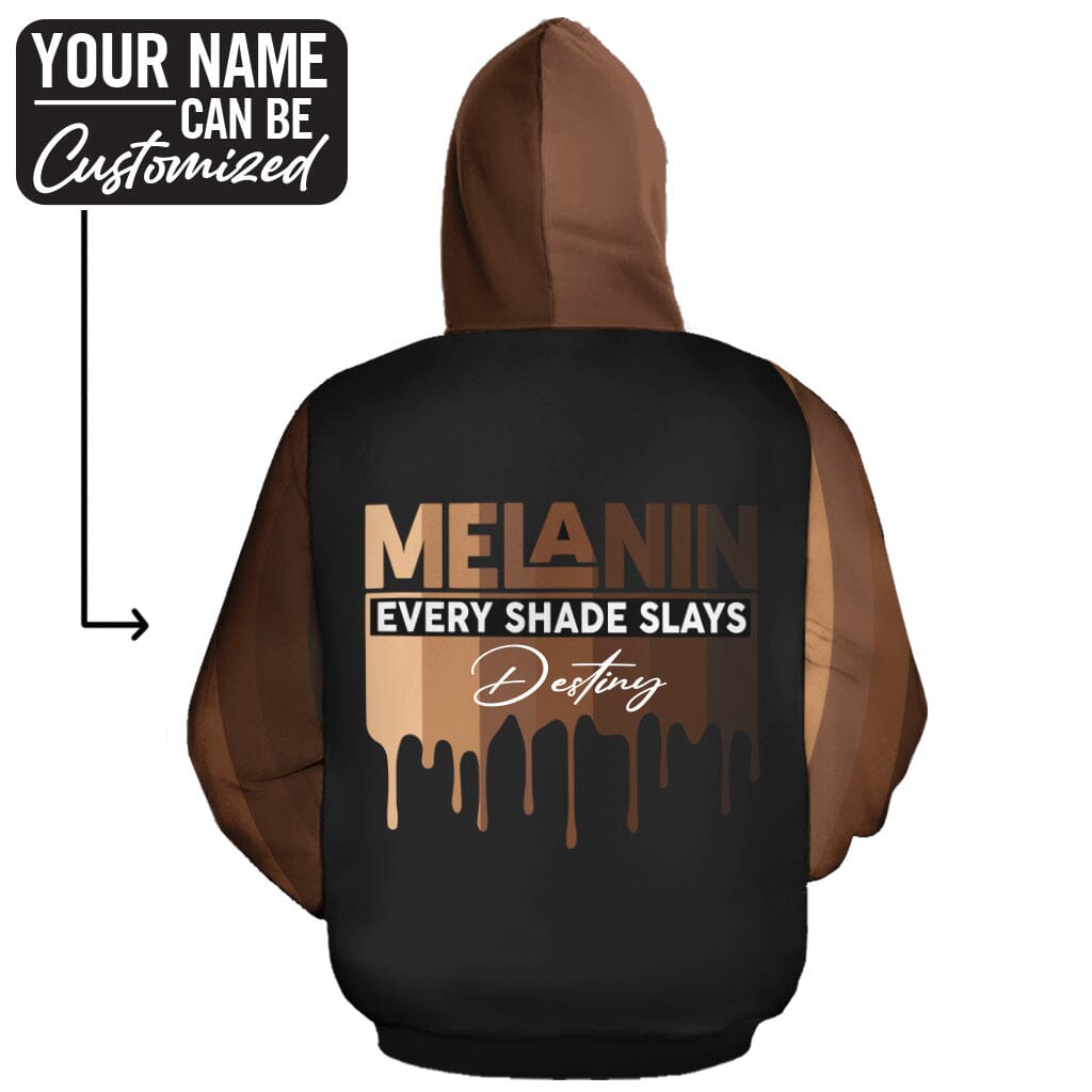 Every Shade Slays Melanin All-over Hoodie Hoodie Tianci 