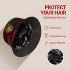 Power in Our Roots Bucket Hat Bucket Hat Tianci Premium Satin Lined Average 