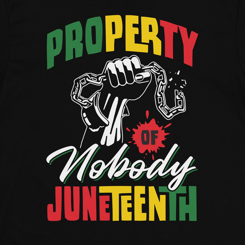 Property Of Nobody Juneteenth T-shirt Apparel Gearment 