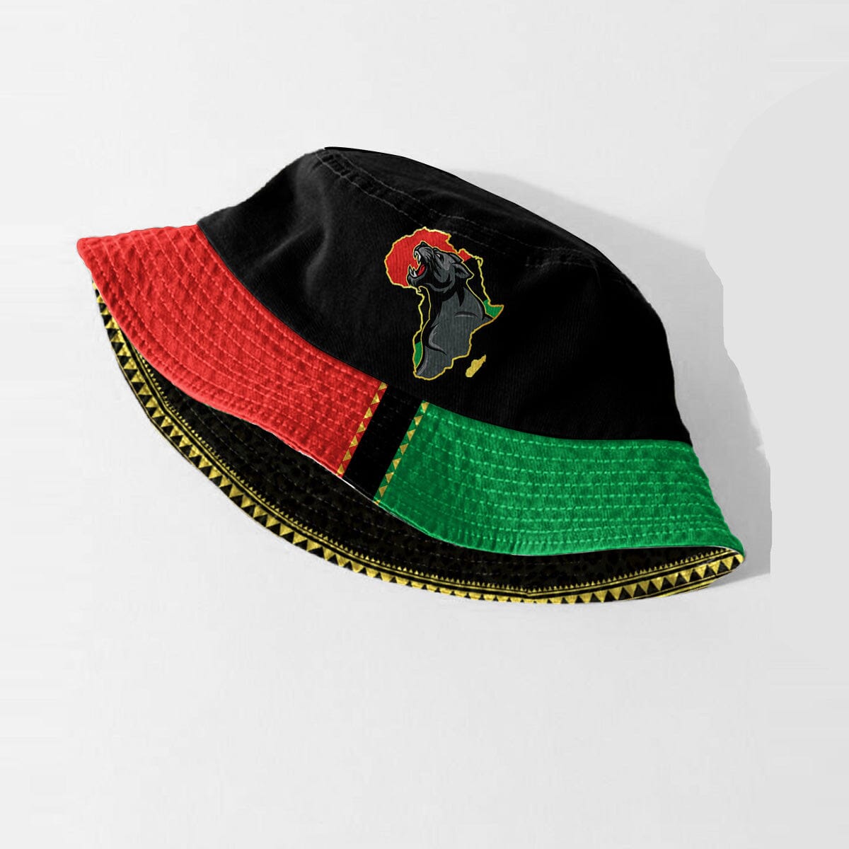Powerful Panther Africa Reversible Bucket Hat Reversible Bucket Hat Tianci 