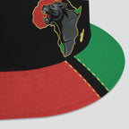 Powerful Panther Africa Reversible Bucket Hat Reversible Bucket Hat Tianci 
