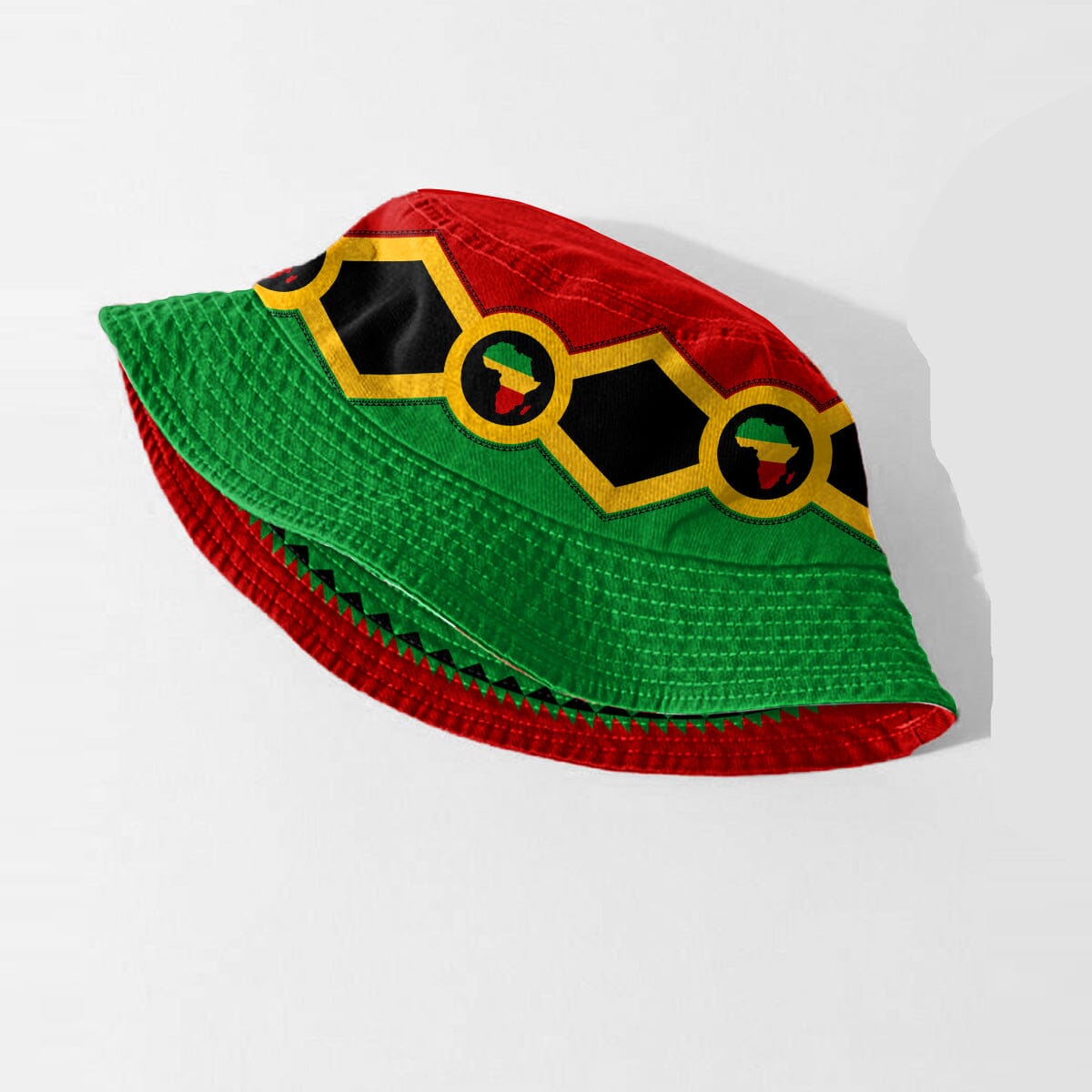 Reggae Reversible Bucket Hat Reversible Bucket Hat Tianci 