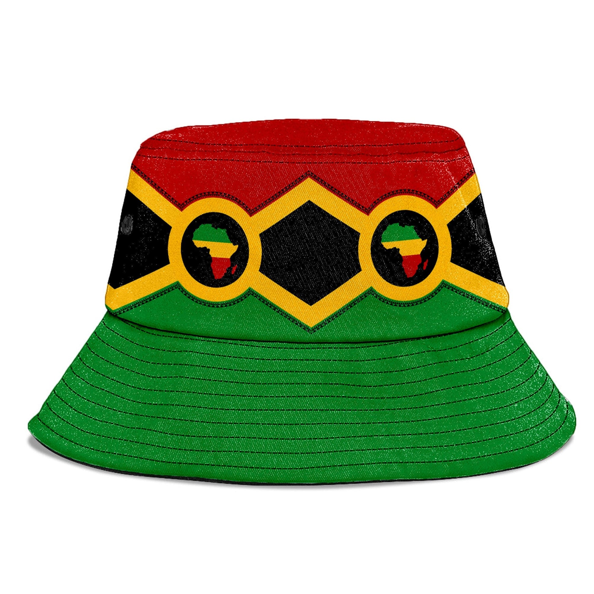 Reggae Reversible Bucket Hat Reversible Bucket Hat Tianci 