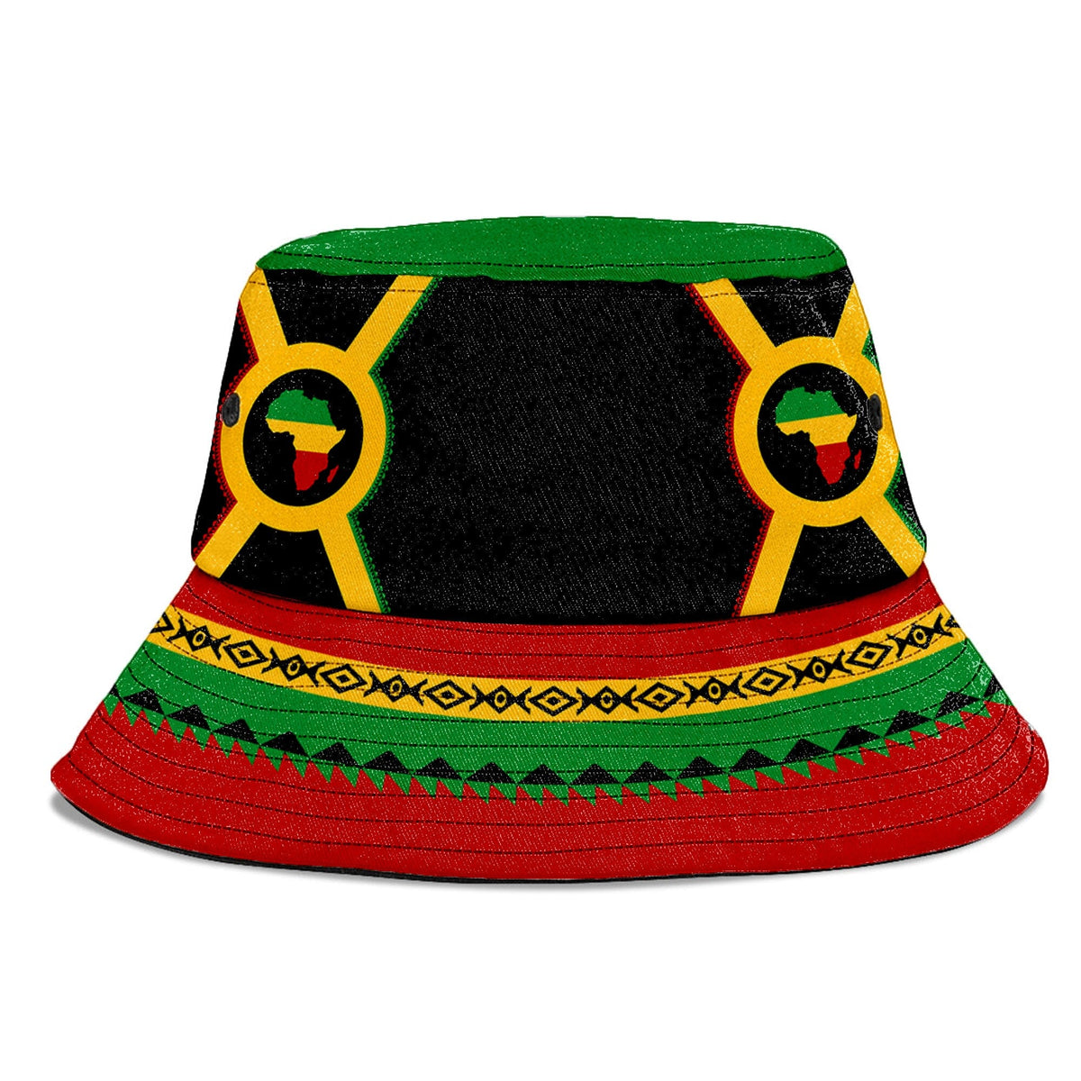 Reggae Reversible Bucket Hat Reversible Bucket Hat Tianci 